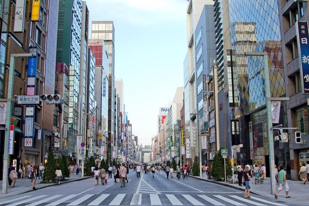 Ginza International Hotel Tokyo prefektur Exteriör bild