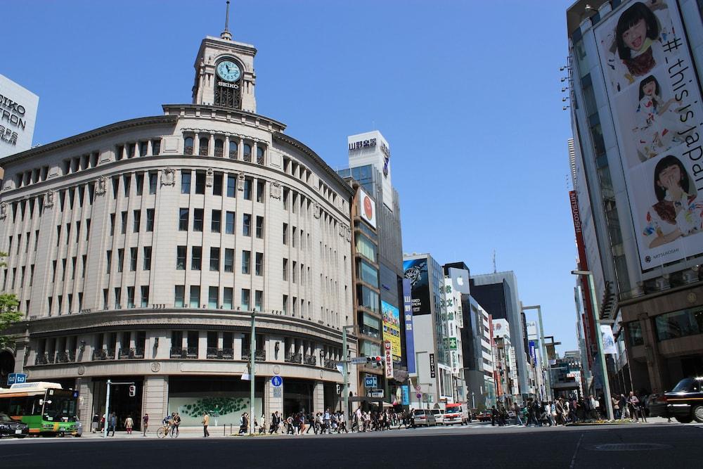 Ginza International Hotel Tokyo prefektur Exteriör bild